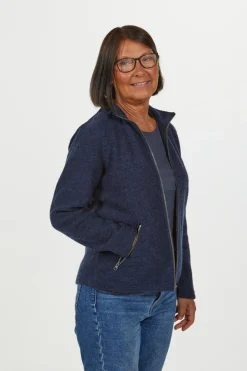Sale BELLA FULL ZIP, 60% FILTAD ULL, 40% LYOCELL — Ziptröjor
