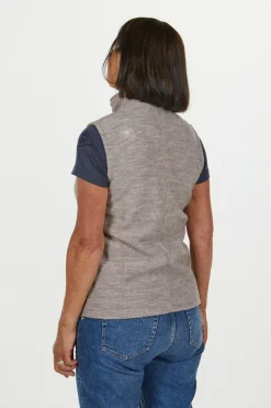 Outlet FLORA VEST, 60% FILTAD ULL, 40% LYOCELL — Västar