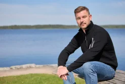 Best HADAR HALF ZIP WINDBREAKER, 100% EXTRA FINE MERINOULL — Windbreaker