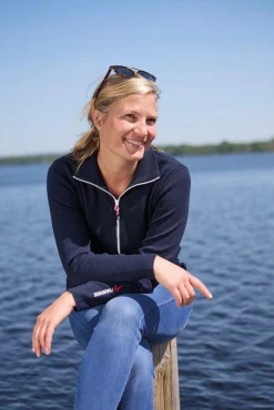 Sale HEDDA FULL ZIP, 100% EXTRA FINE MERINOULL — Ziptröjor