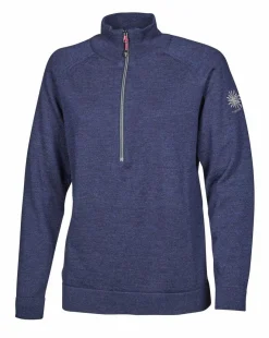Clearance JANA HALF ZIP, 100% EXTRA FINE MERINOULL — Ziptröjor