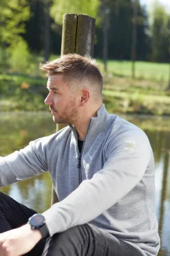 Discount JOJJE HALF ZIP, 100% EXTRA FINE MERINOULL — Ziptröjor