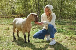 Hot NLS MARIGOLD, 100% OFÄRGAD ULL — Hoodies|Koftor & Cardigans