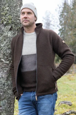 Online NLS SAP FULL ZIP, 100% OFÄRGAD ULL — Ziptröjor