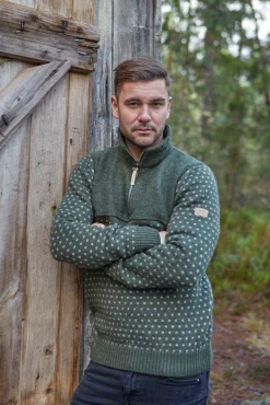 New SVERRE HALF ZIP, 100% ULL — Ziptröjor