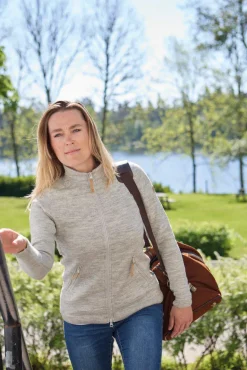 Outlet VANJA FULL ZIP, 69% ULL — Ziptröjor