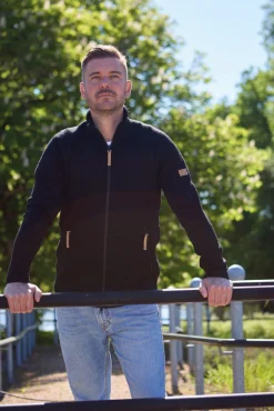 Fashion VOLMAR FULL ZIP, 69% ULL — Ziptröjor